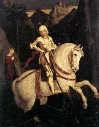 Franz Pforr St George and the Dragon oil